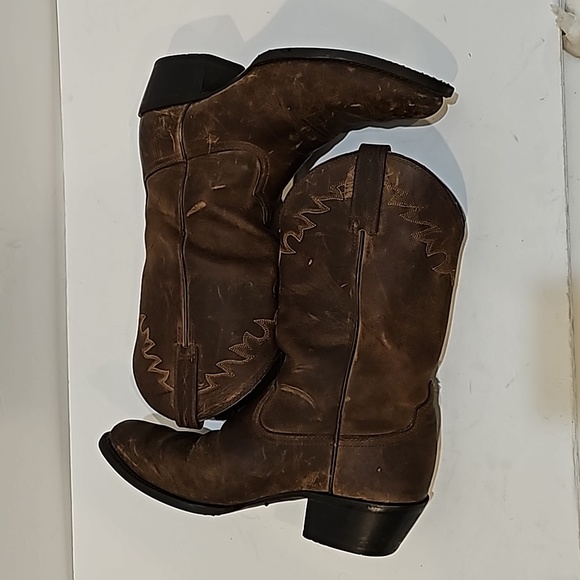 Ariat Sedona Brown Leather Cowboy Western Boots Men’s 10.5 D - Picture 10 of 16